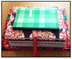 imogenbowen5 stack of colourful notebooks